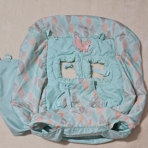 Mint Fox Pattern Baby Seat Cover - Kids Accessories